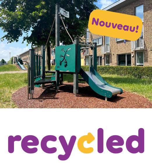 Équipements recyclés pour aires de jeux