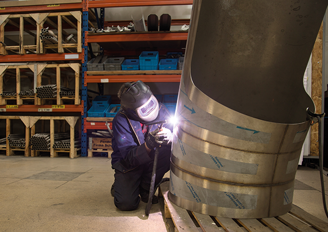 Welding of stainless-steel tubes